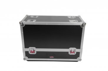 TOUR STYLE CASE TO HOLD (2) QSC K10 SPEAKERS. ACCESSORY COMPARTMENT FOR CABLES AND CONNECTORS.